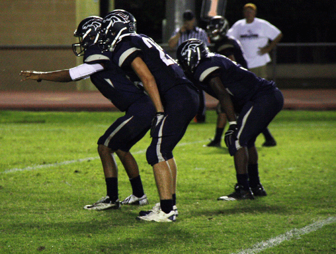 Charger Varsity Football Team Faces Rival Tempe High
