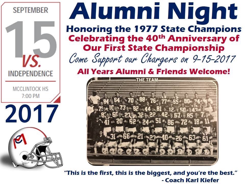 Alumni Night honors first state champs