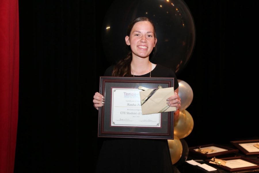 Kendra Parker was named the McClintock High School 2019 Student of the Year.
