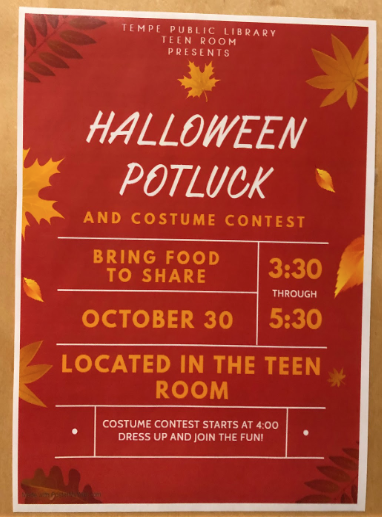 Teen Potluck held for Halloween