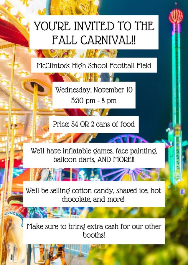 School carnival to occur Wednesday